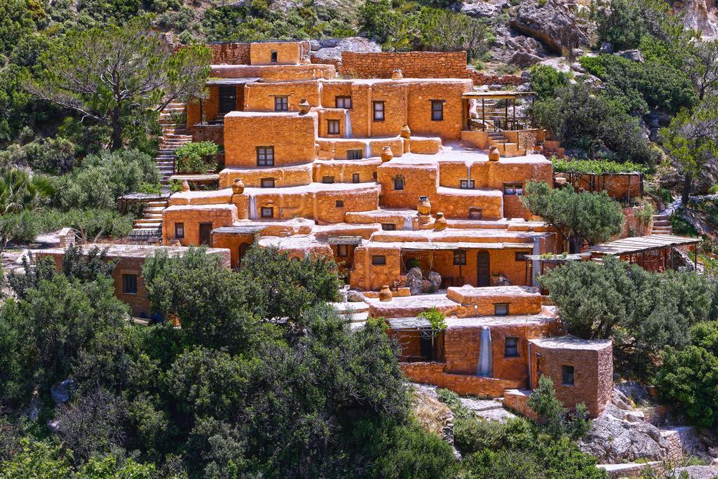 Aspros Potamos Aparthotel Makriyialos Bagian luar foto