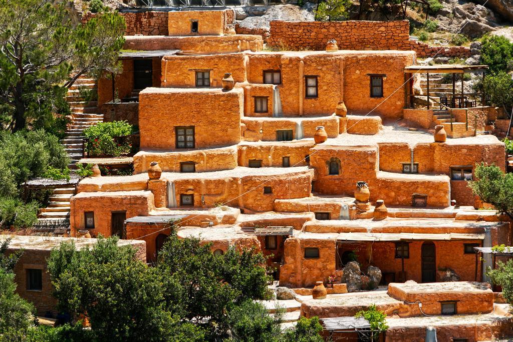 Aspros Potamos Aparthotel Makriyialos Bagian luar foto